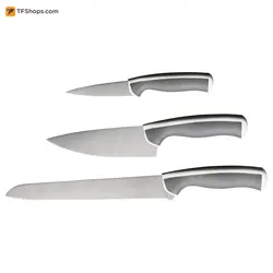 مجموعه 3 عددی چاقوی آشپزخانه ایکیا مدل ANDLIG