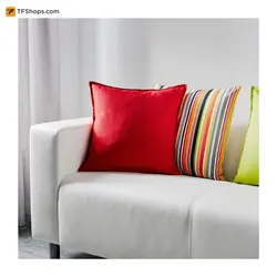 کاور کوسن ایکیا مدل GURLI سایز 50×50 سانتی متر قرمز