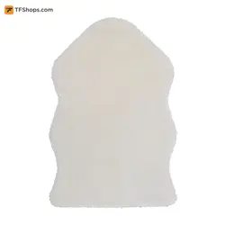 قالیچه ایکیا مدل TOFTLUND سایز 85×55 سانتی متر سفید