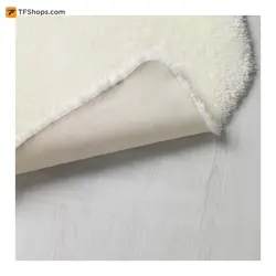 قالیچه ایکیا مدل TOFTLUND سایز 85×55 سانتی متر سفید