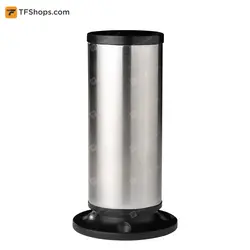 پایه صدف تکنو مدل FL1 سایز 6 سانتی متر نقره ای