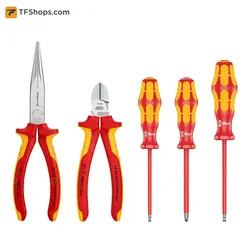 مجموعه 5 عددی انبر و پیچگوشتی کنیپکس مدل 002013