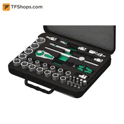 مجموعه 37 عددی آچار جغجغه ورا مدل 05003645001 سایز 1/2 اینچ