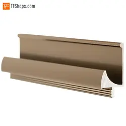 پروفیل دستگیره لام فرم فانتونی مدل L061 سایز 4.7 متر سیلور آنودایز