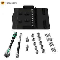 مجموعه 28 عددی آچار جغجغه ورا مدل 05004076001 سایز 1/2 اینچ