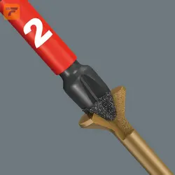 سرپیچگوشتی چهارسو ایمپکتور نوک الماسه ورا مدل 05073916001 سایز PH2×25