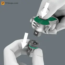مجموعه 43 عددی آچارجغجغه ورا مدل 05003594001 سایز 3/8 اینچ