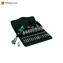 مجموعه 28 عددی آچار جغجغه ورا مدل 05004016001 سایز 1/4 اینچ