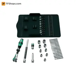 مجموعه 28 عددی آچار جغجغه ورا مدل 05004016001 سایز 1/4 اینچ