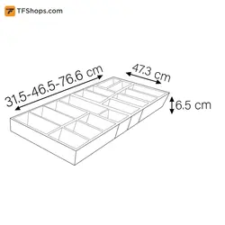 جای قاشق و چنگال استیل فانتونی مدل O032 سایز 600 میلی متر