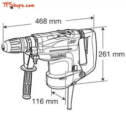 دریل بتن کن دو حالته چکشی ماکیتا  مدل HR4011C