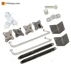 مجموعه جک و فریم تخت خواب تاشو افقی اچ تی ام سایز 200×90