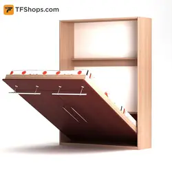 مجموعه جک و فریم تخت خواب تاشو عمودی اچ تی ام سایز 200×140