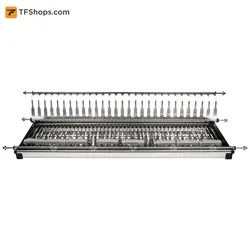 سبد آبچکان یک طبقه فانتونی مدل G021 سایز یونیت 80