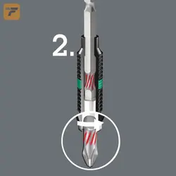 سرپیچگوشتی چهارسو بای تورژن ورا مدل 05059552001 سایز PH2×50
