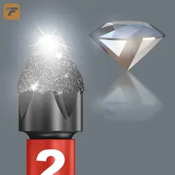 سرپیچگوشتی چهارسو ایمپکتور نوک الماسه ورا مدل 05073956001 سایز PH2×50