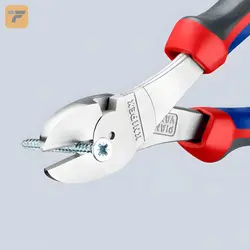 انبر سیم چین با قدرت اهرم بالا کنیپکس مدل 7405180 سایز 180 میلی متر