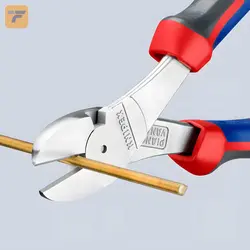 انبر سیم چین با قدرت اهرم بالا کنیپکس مدل 7405180 سایز 180 میلی متر