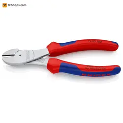 انبر سیم چین با قدرت اهرم بالا کنیپکس مدل 7405180 سایز 180 میلی متر