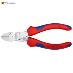 انبر سیم چین با قدرت اهرم بالا کنیپکس مدل 7405180 سایز 180 میلی متر