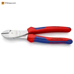 انبر سیم چین با قدرت اهرم بالا کنیپکس مدل 7405180 سایز 180 میلی متر