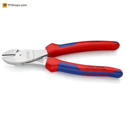 انبر سیم چین با قدرت اهرم بالا کنیپکس مدل 7405180 سایز 180 میلی متر