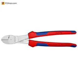 انبر سیم چین با قدرت اهرم بالا کنیپکس مدل 7405180 سایز 180 میلی متر