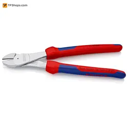 انبر سیم چین با قدرت اهرم بالا کنیپکس مدل 7405180 سایز 180 میلی متر