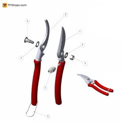 قیچی باغبانی برگر مدل 1700