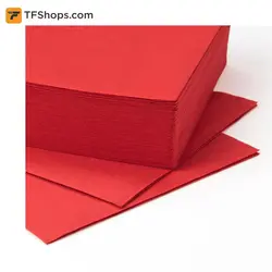 دستمال سفره ایکیا بسته 50عددی مدل FANTASTISK سایز 40×40 قرمز