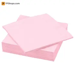 دستمال سفره ایکیا بسته 50عددی مدل FANTASTISK سایز 40×40 قرمز