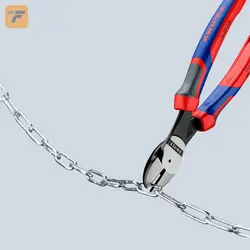 انبر سیم چین با قدرت اهرم بالا کنیپکس مدل 7402200 سایز 200 میلی متر