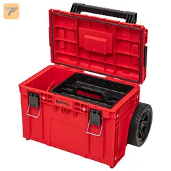جعبه ابزار چرخ دار کیوبریک مدل PRIME Cart RED سایز 37 لیتر