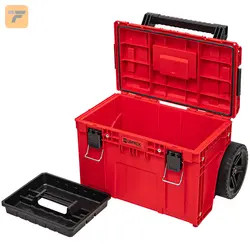 جعبه ابزار چرخ دار کیوبریک مدل PRIME Cart RED سایز 37 لیتر
