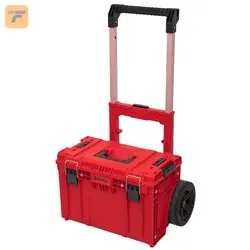 جعبه ابزار چرخ دار کیوبریک مدل PRIME Cart RED سایز 37 لیتر