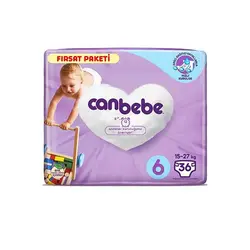 پوشک جان به به سایز 6 بسته 36 تایی