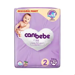 پوشک جان به به سایز۲ بسته ۵۲ عددی