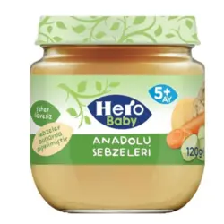 پوره سوپ سبزیجات هروبیبی 120 گرم