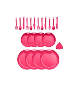 ست ظروف چهارنفره لایف کمپ 21 تکه