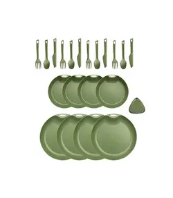 ست ظروف چهارنفره لایف کمپ 21 تکه