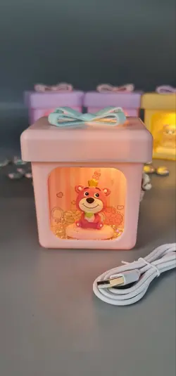 دکوری چراغدار موزیکال شارژی