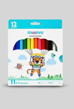 ماژیک نقاشی 11+1 پاکشو اسکول فنز | schoolfans