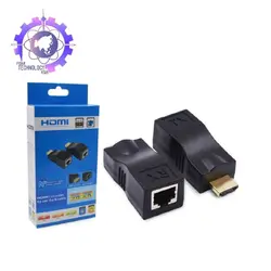 افزایش طول HDMI تحت شبکه (HDMI Extender Cat6/5) 30 متری - فروشگاه فیدار تکنولوژی آسیا