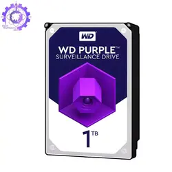 هارد دیسک اینترنال وسترن دیجیتال سری بنفش ظرفیت 1 ترابایت گارانتی شرکتی Western Digital Purple Internal Hard Drive - فروشگاه فیدار تکنولوژی آسیا