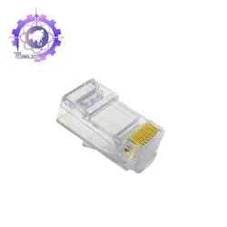 سوکت شبکه CAT6 امپ - بسته 100 عددی - فروشگاه فیدار تکنولوژی آسیا