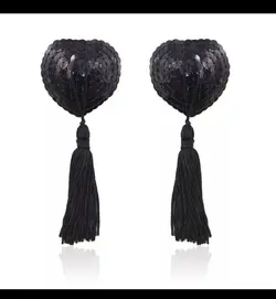 پوشش نیپل چسبی پولکی قلبی و دایره ای زنانه وارداتی بسیار خاص و جذاب