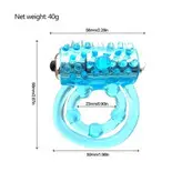 حلقه ویبره دار مردانه ویبره قابل جداسازی و دوحلقه سیلیکونی