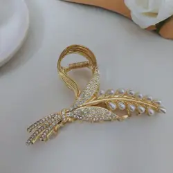 کلیپس کریستالی مرواریدی - فروشگاه اینترنتی اکسسوری های مو هیلناز