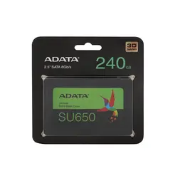 هارد اینترنال ADATA SSD مدل SU650 ظرفیت 240GB - مشکی (گارانتی 3 ساله شرکت آونگ) | مگابایت