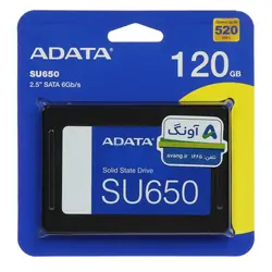 ارد ADATA SSD مدل SU650 ظرفیت 120GB - مشکی (گارانتی 3 ساله شرکت آونگ) | مگابایت